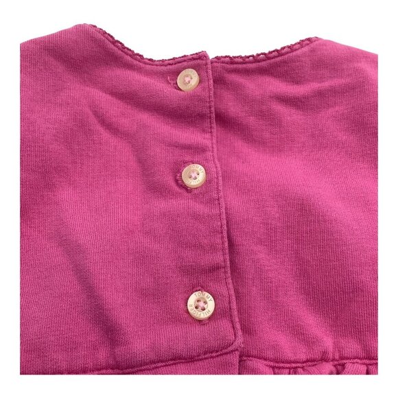 Tommy Hilfiger Baby Girl Pink Dress 3-6M Floral Embroidery Sleeveless Cotton - Picture 5 of 10